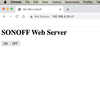 SONOFF Web server firmware